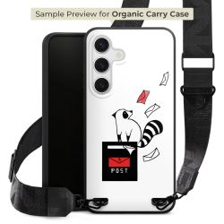 Organic Carry Case mit MagSafe schwarz Gurtband schwarz