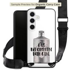 Organic Carry Case mit MagSafe schwarz Gurtband schwarz