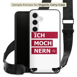 Organic Carry Case mit MagSafe schwarz Gurtband schwarz