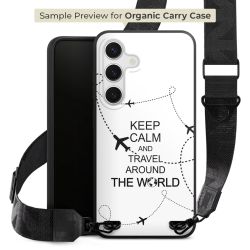 Organic Carry Case mit MagSafe schwarz Gurtband schwarz