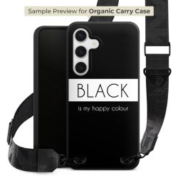 Organic Carry Case mit MagSafe schwarz Gurtband schwarz