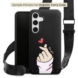 Organic Carry Case mit MagSafe schwarz Gurtband schwarz