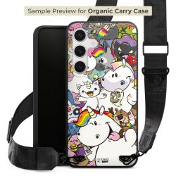 Organic Carry Case mit MagSafe schwarz Gurtband schwarz