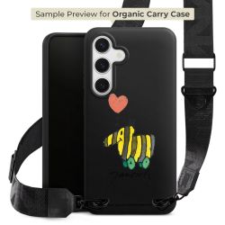 Organic Carry Case mit MagSafe schwarz Gurtband schwarz