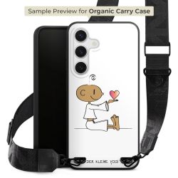 Organic Carry Case mit MagSafe schwarz Gurtband schwarz