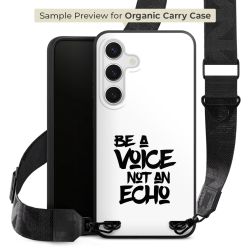 Organic Carry Case mit MagSafe schwarz Gurtband schwarz