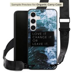 Organic Carry Case mit MagSafe schwarz Gurtband schwarz