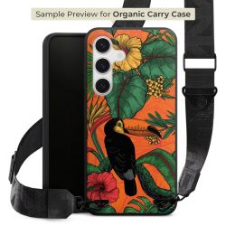 Organic Carry Case mit MagSafe schwarz Gurtband schwarz