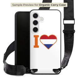 Organic Carry Case mit MagSafe schwarz Gurtband schwarz