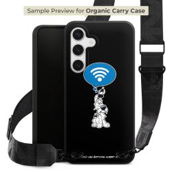 Organic Carry Case mit MagSafe schwarz Gurtband schwarz