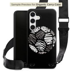 Organic Carry Case mit MagSafe schwarz Gurtband schwarz