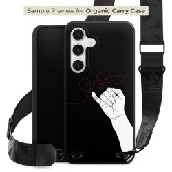 Organic Carry Case mit MagSafe schwarz Gurtband schwarz