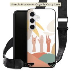 Organic Carry Case mit MagSafe schwarz Gurtband schwarz