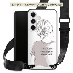 Organic Carry Case mit MagSafe schwarz Gurtband schwarz