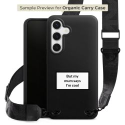 Organic Carry Case mit MagSafe schwarz Gurtband schwarz