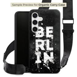 Organic Carry Case mit MagSafe schwarz Gurtband schwarz