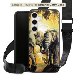 Organic Carry Case mit MagSafe schwarz Gurtband schwarz