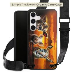 Organic Carry Case mit MagSafe schwarz Gurtband schwarz