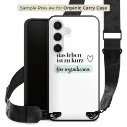 Organic Carry Case mit MagSafe schwarz Gurtband schwarz