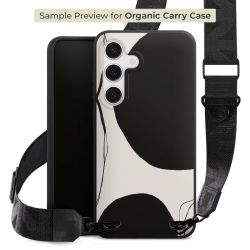 Organic Carry Case mit MagSafe schwarz Gurtband schwarz