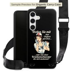 Organic Carry Case mit MagSafe schwarz Gurtband schwarz