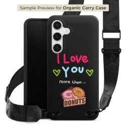 Organic Carry Case mit MagSafe schwarz Gurtband schwarz