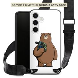 Organic Carry Case mit MagSafe schwarz Gurtband schwarz