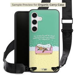 Organic Carry Case mit MagSafe schwarz Gurtband schwarz