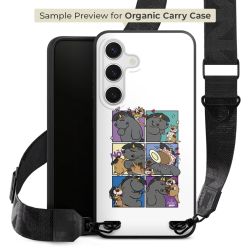 Organic Carry Case mit MagSafe schwarz Gurtband schwarz