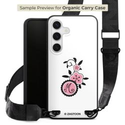 Organic Carry Case mit MagSafe schwarz Gurtband schwarz