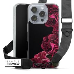 Rose vintage su nero