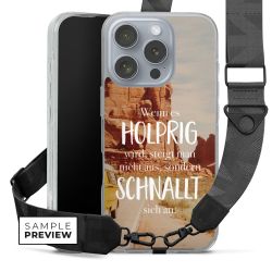 Carry Case mit Gurtband schwarz