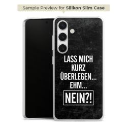 Silikon Slim Case transparent