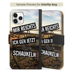 Sideflip mit Lasche schwarz/seiltliche Lasche