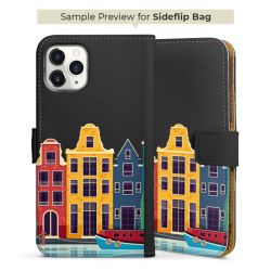 Sideflip with flap black/lateral flap