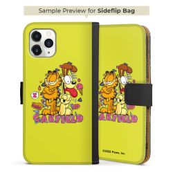 Sideflip Fodral med flap svart