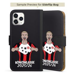 Sideflip mit langer Lasche schwarz