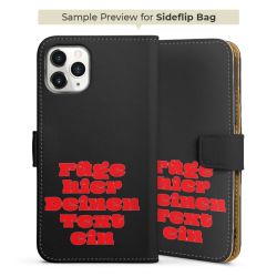 Sideflip mit Lasche schwarz