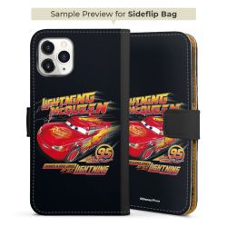 Sideflip mit langer Lasche schwarz