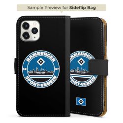 Sideflip mit langer Lasche schwarz