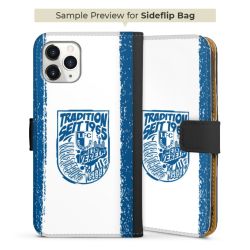 Sideflip mit langer Lasche schwarz