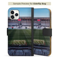 Sideflip mit langer Lasche schwarz