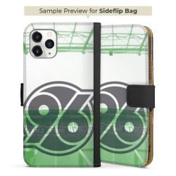 Sideflip mit langer Lasche schwarz