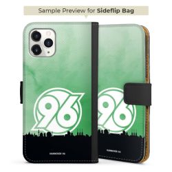 Sideflip mit langer Lasche schwarz