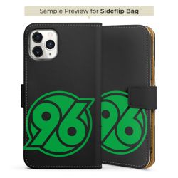 Sideflip mit langer Lasche schwarz