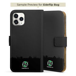 Sideflip mit langer Lasche schwarz