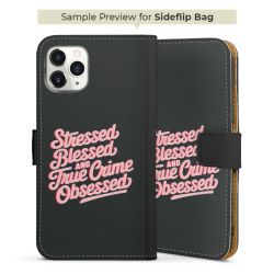 Sideflip Fodral med flap svart