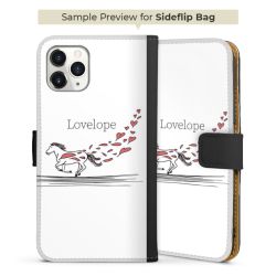 Sideflip Fodral med flap svart