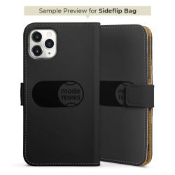 Sideflip Fodral med flap svart