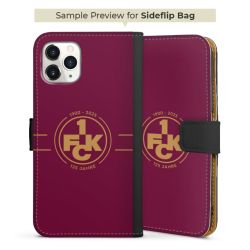 Sideflip mit langer Lasche schwarz